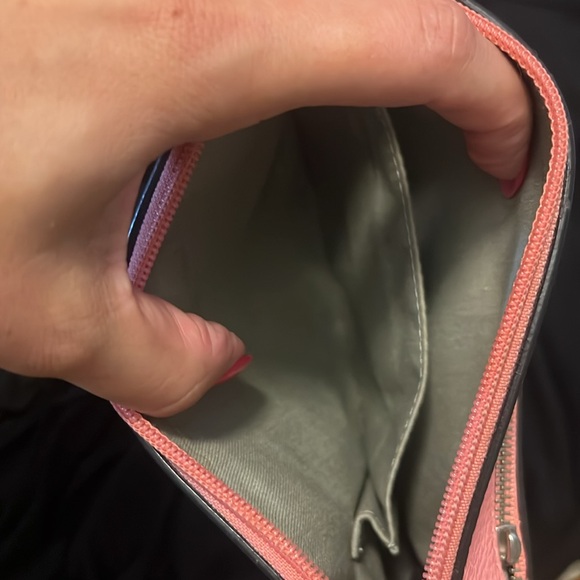 Rebecca Minkoff pink purse with silver chain. - Picture 5 of 6